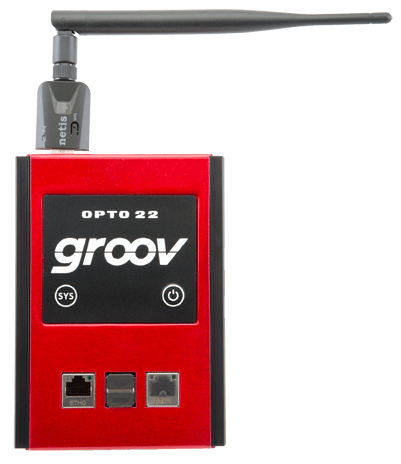 groov Box becomes a WiFi access point with Netis antenna
