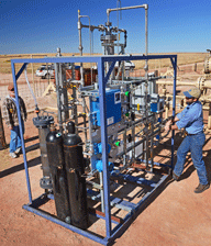 New Sky Energy pilot scrubber