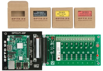 Starter kit with module removed from box