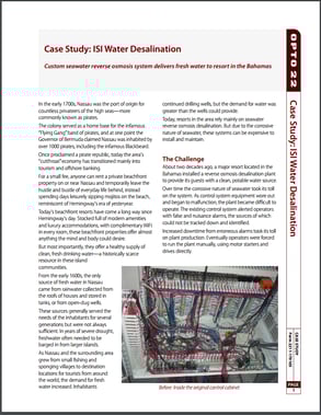 ISI Water Desalination Case Study