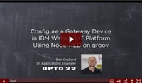 IBM Watson IoT and groov on Node-RED