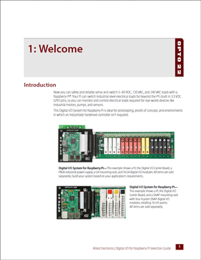 Digital I/O for Raspberry Pi Selection Guide - Allied Electronics