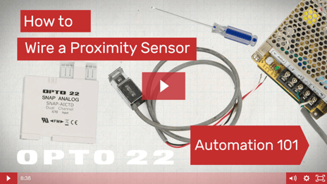 Video: Wire a proximity sensor